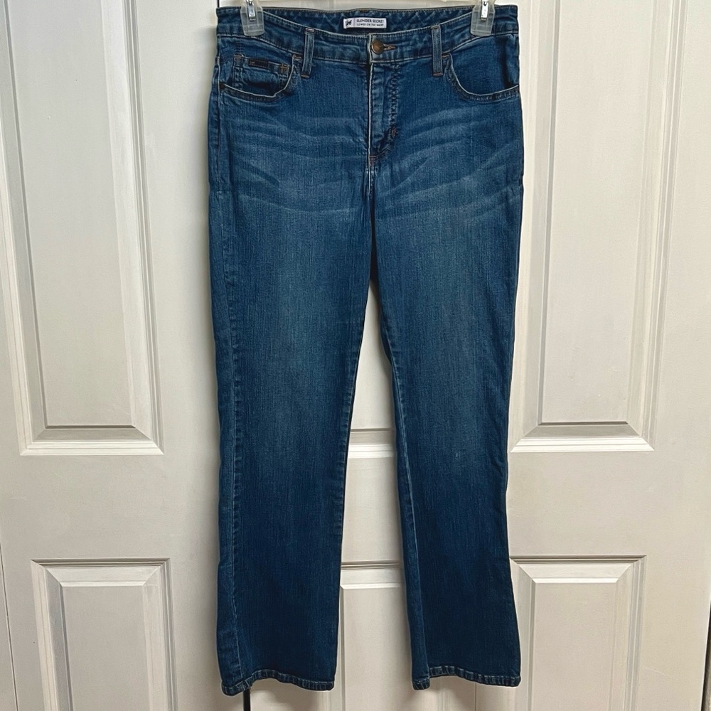 Lee Slender Secret Women’s Dark Blue Straight-Leg Jeans Size 12 Short